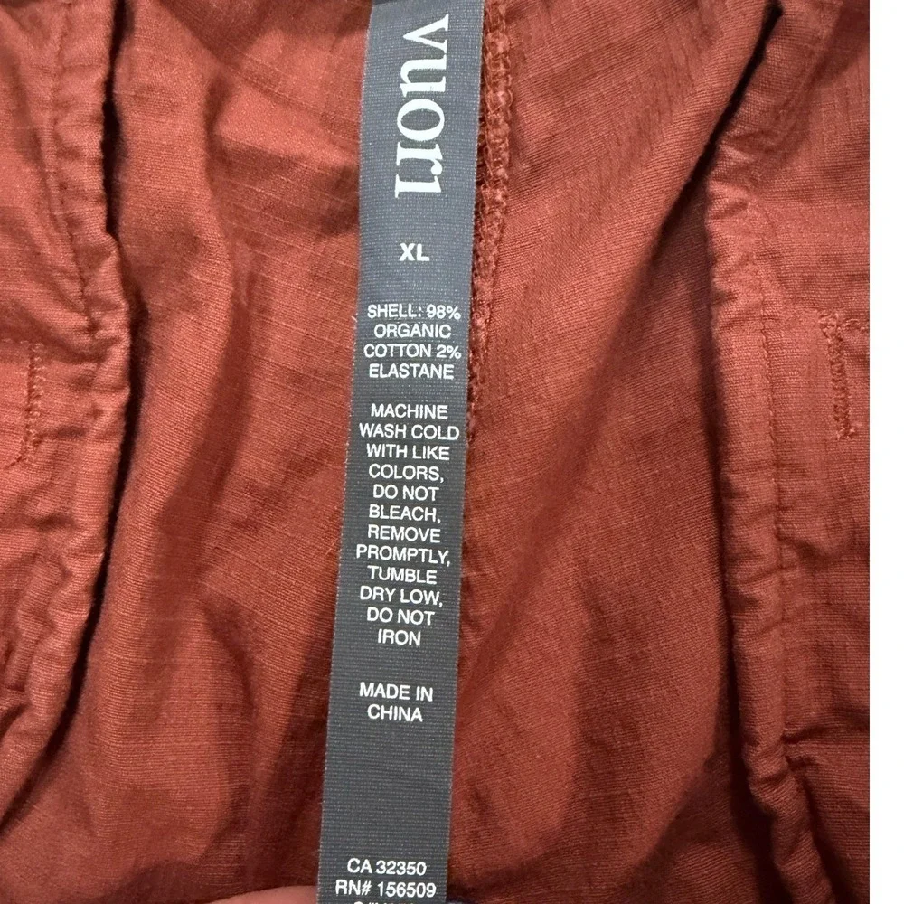 Vuori Ripstop Organic Cotton Shorts Mens XL V370 Elastic Hiking Cargo Athletic - Picture 3 of 12